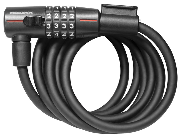 Trelock Spirallås SK210, 180cm/10mm, m/kode – billede 1
