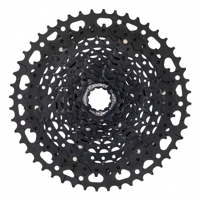 Kassette MicroSHIFT 10sp,11-48T,alu spider AdventX – billede 1