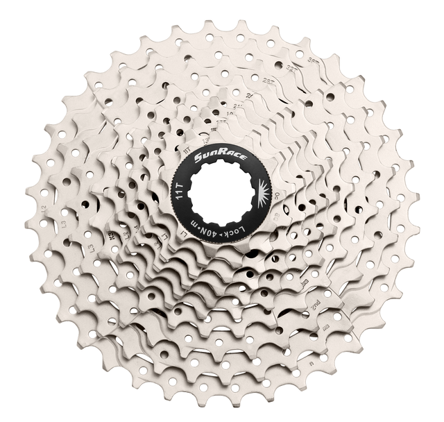 Kassette Sunrace 10sp. 11-36T Sølv – billede 2