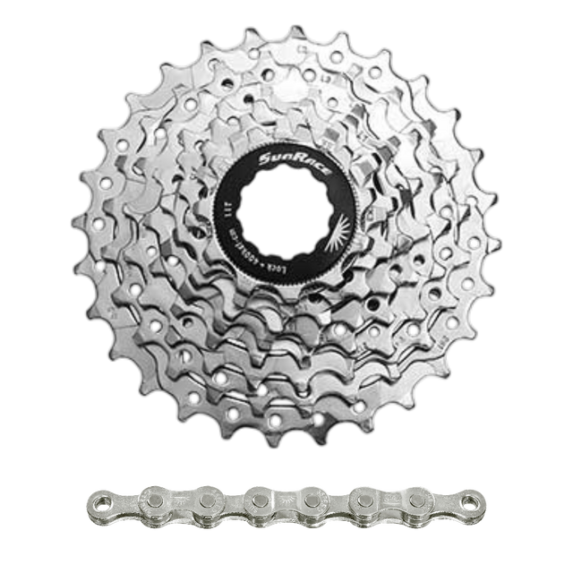 Sampak Sunrace 8sp 11-28T + 1/2 x 3/32 – billede 1