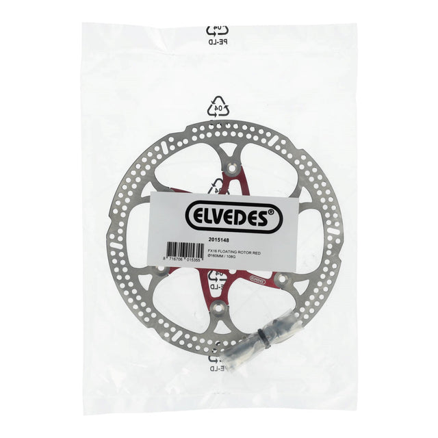 Elvedes bremseskive FX16 rød – billede 3
