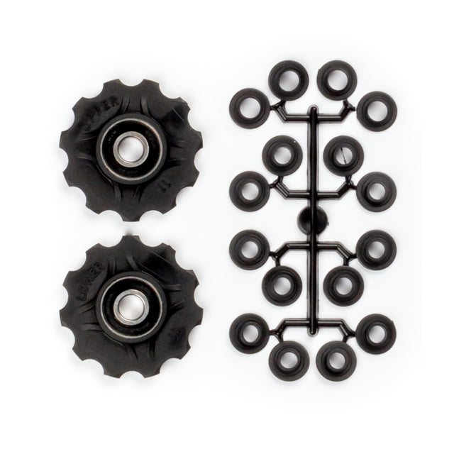 Elvedes Pulleyhjul 2×11T Lukkede lejer inkl. spacer 10sæt – billede 3