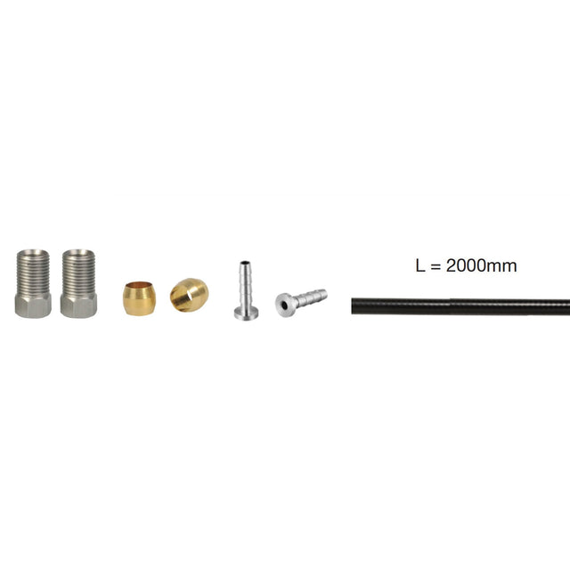 Elvedes Slange Hydra 2m Shim. SM-BH90 M8x0.75 Sort – billede 1