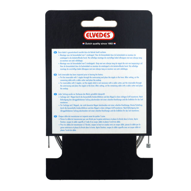 Elvedes Gearwire Slick 2250mm Ø1,1mm N-nipple Ø4,5x4 – billede 3