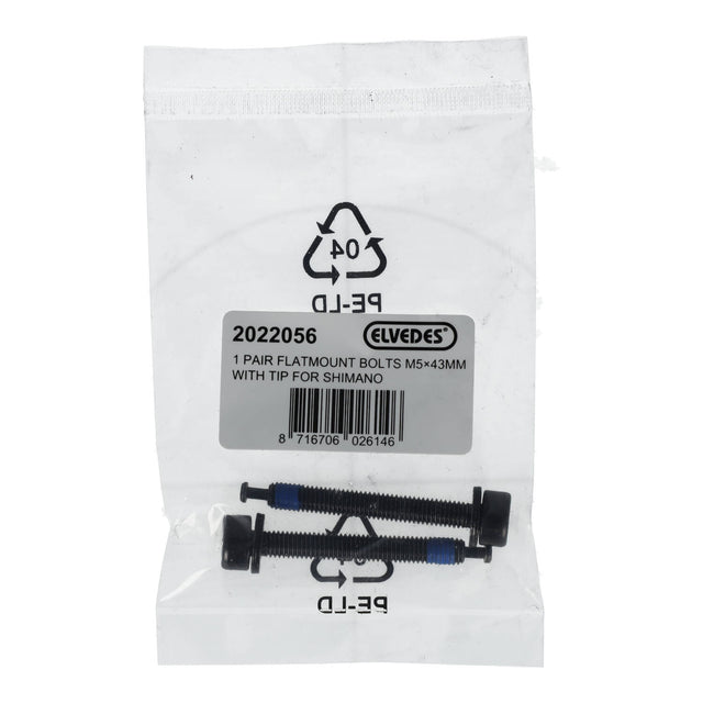 Elvedes Bolte Flatmount m5×43mm with tip Shim 2stk – billede 2