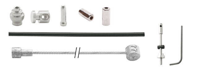 Elvedes Kabelkit Tromlebremse 1700/2350mm Sort – billede 4