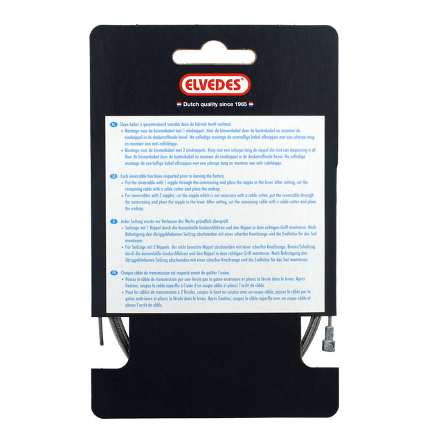 Elvedes Bremsewire ø1,5/2000mm ø5,5×10hoved Slick – billede 4
