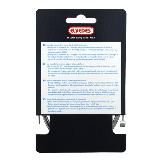 Elvedes Bremsewire 1×19 ø1,5/2250mm ø7×6mm – billede 4