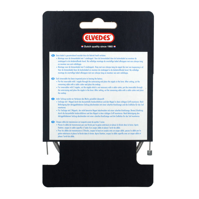 Elvedes Gearwire 1×19 ø1,1/2250mm ø4,5×4,5mm – billede 4