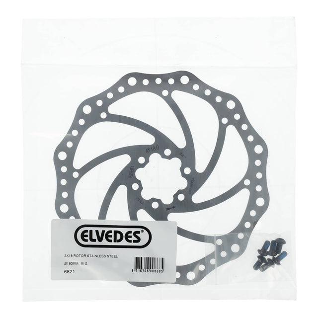 Elvedes Bremseskive Ø180mm SX18 151g 6 Bolte – billede 2