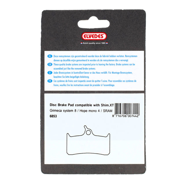 Elvedes Bremsesko Organic Shimano 1sæt – billede 4