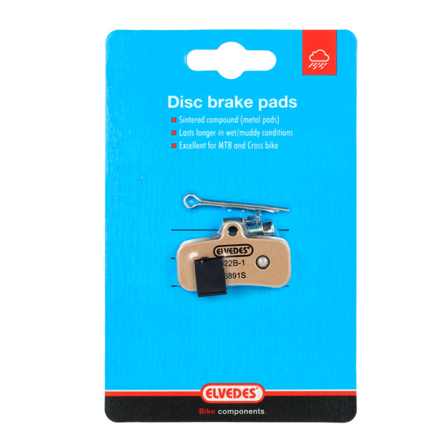 Elvedes Bremsesko Sintered Shimano, 1sæt – billede 3