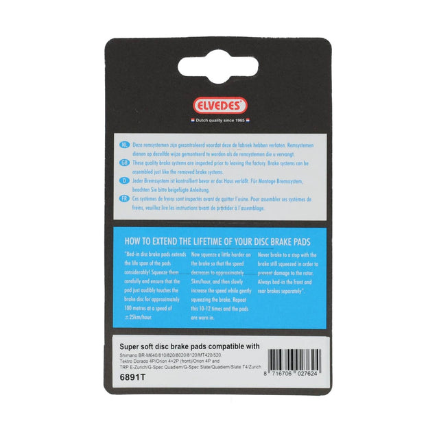 Elvedes bremseklodser Shimano – billede 3