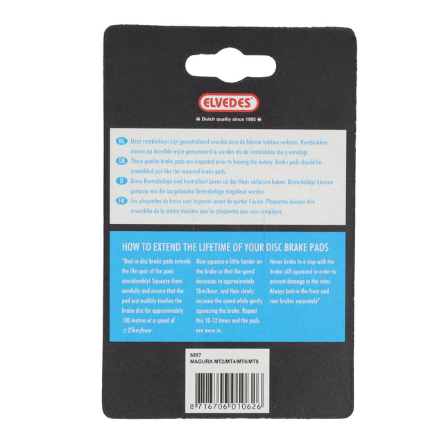 Elvedes Bremsesko Organic Magura, 1sæt – billede 4