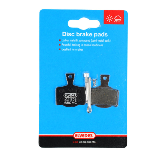 Elvedes Bremsesko Metallic Carbon Magura, 1sæt – billede 3