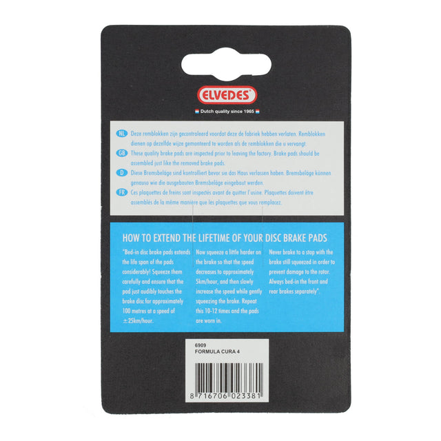 Elvedes Bremsesko Organic Formula, 1sæt – billede 4