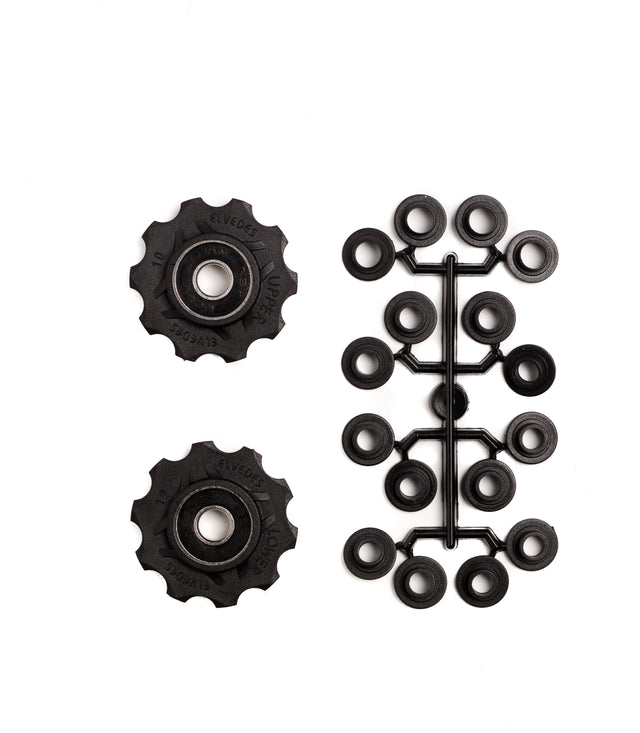 Elvedes Pulleyhjul 2×10T Lukkede lejer Smal/Bred – billede 1