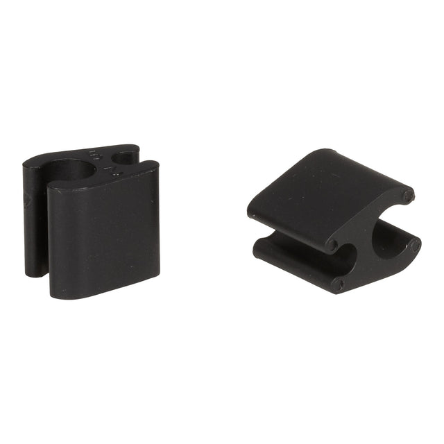 Kabel Clips duo 4,1mm / 4,1mm plastik 10stk – billede 1