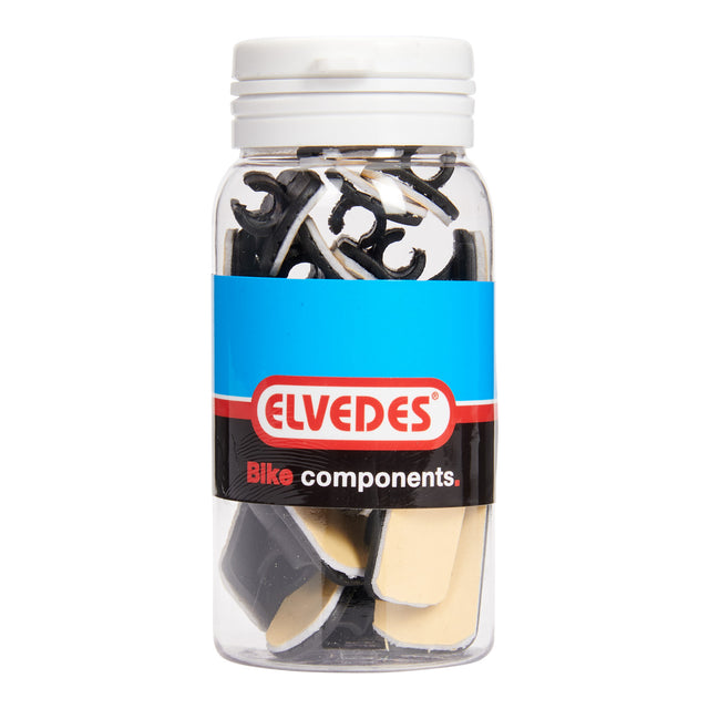 Elvedes Kabelguide Ø5,0-5,5mm PVC Sort 20stk – billede 2