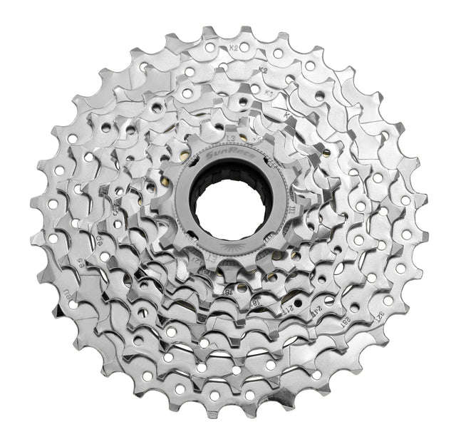 Skruekrans Sunrace 9sp. 13-32T Sølv – billede 1