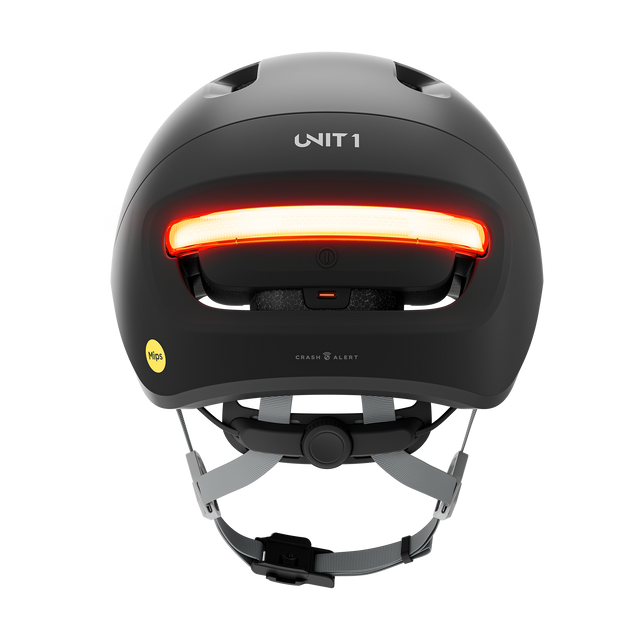 Unit1 NEON Mips Smart Helmet Charcoal Black 59-62/L – billede 4