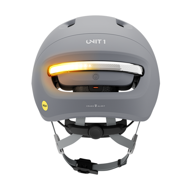 Unit1 NEON Mips Smart Helmet Mineral Gray 59-62/L – billede 5