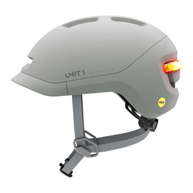 Unit1 NEON Mips Smart Helmet Slate Grey 55-59/M – billede 2