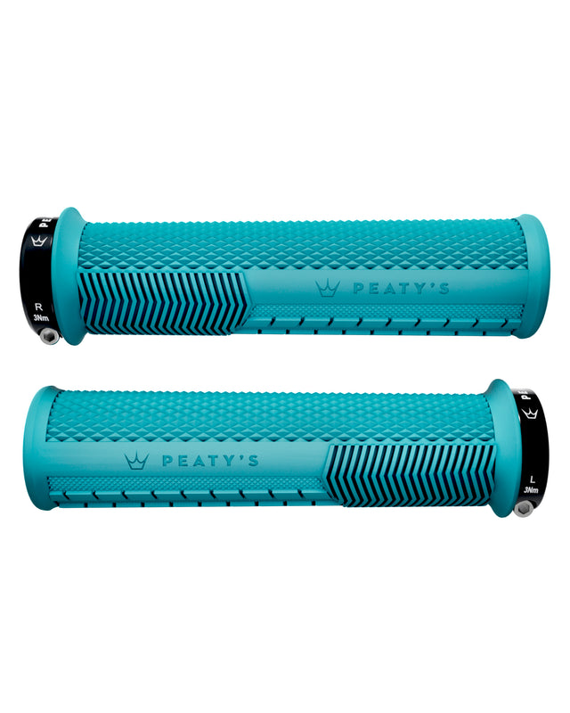 Peaty's Monarch Grip - Knurl - Thin - Turquoise – billede 1