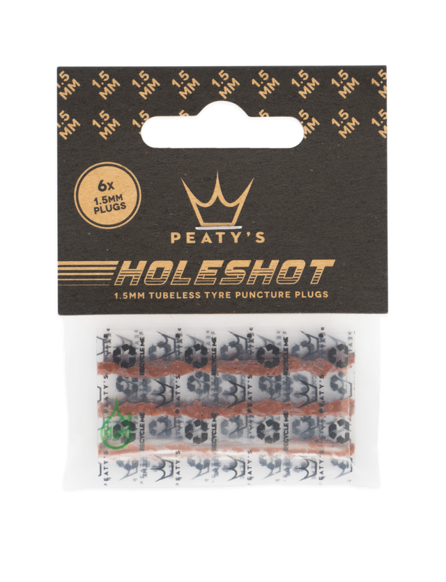 Peaty's Holeshot Tubeless Plugger Pack (6x 1,5mm) – billede 1