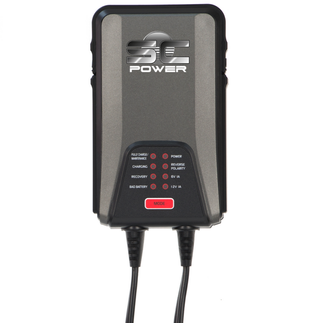 SC Power charger 6/12V 1A - 9 phases – billede 1