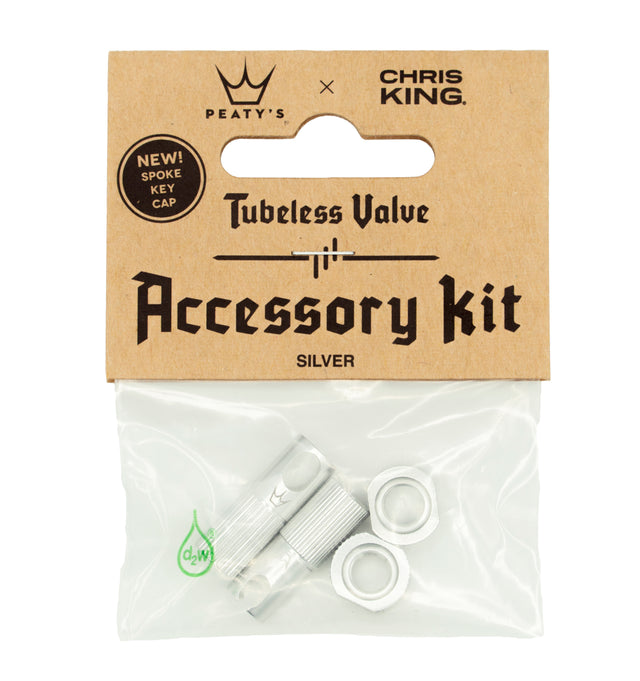 Peaty's x ChrisKing Tubeless Valves Kit Silver – billede 1