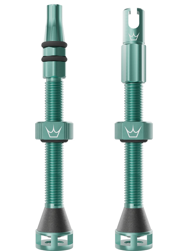 Peaty's Holeshot Fast Flow Valves 60mm Jade – billede 1