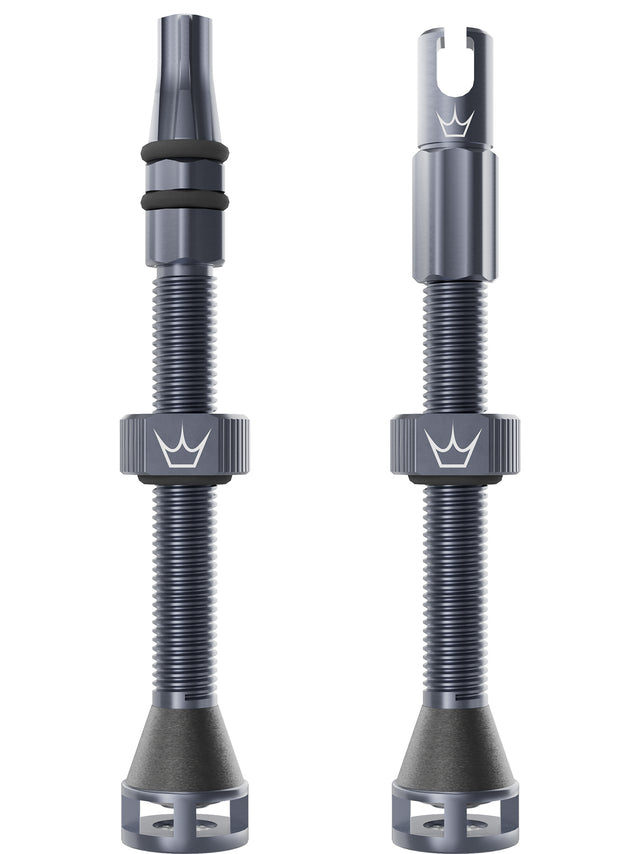 Peaty's Holeshot Fast Flow Valves 60mm Slate – billede 1
