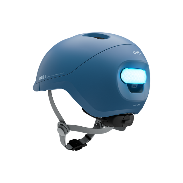 Unit1 SPARKY Smart Helmet Powder Blue 49-53 – billede 3