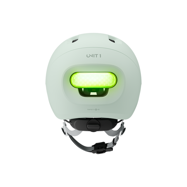 Unit1 SPARKY Smart Helmet Mint Green 49-53 – billede 4