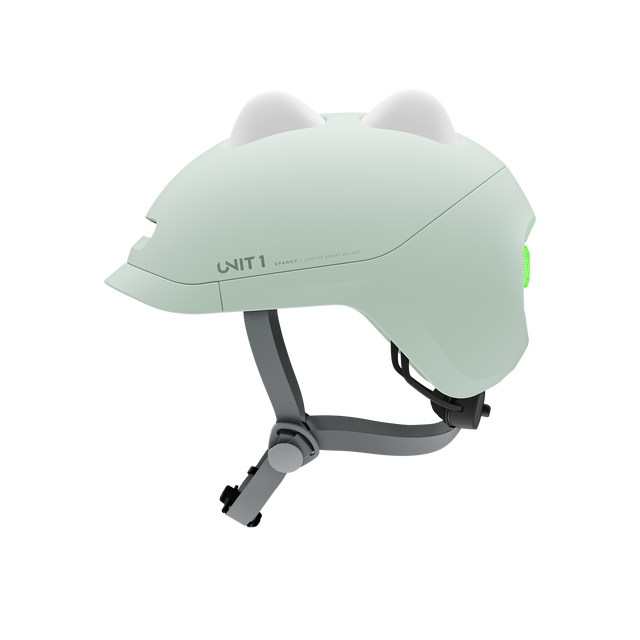 Unit1 SPARKY Smart Helmet Mint Green 49-53 – billede 6