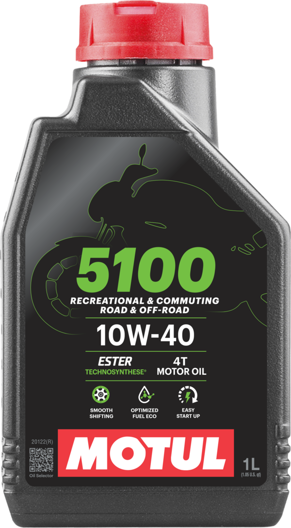 Motul 5100 10W40 1L (12 STK) – billede 1