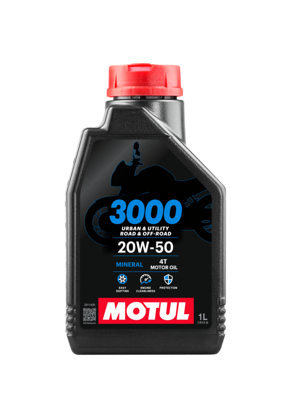 Motul 3000 20W50 Old Bikes 1L (12) – billede 1
