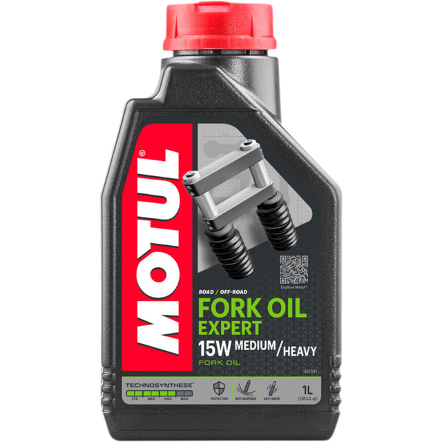 Motul Fork Oil Expert Med/Hea 15W 1L – billede 1