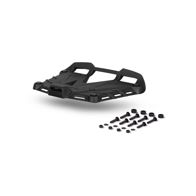Shad Black Aluminium Mounting Plate + Screws – billede 1