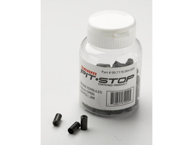 SRAM bremseferrules 5,0 mm sort messing – produktbillede