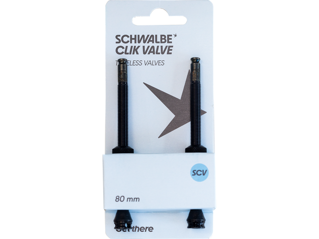 Schwalbe Clik tubelessventiler sort (2 stk.) – billede 3
