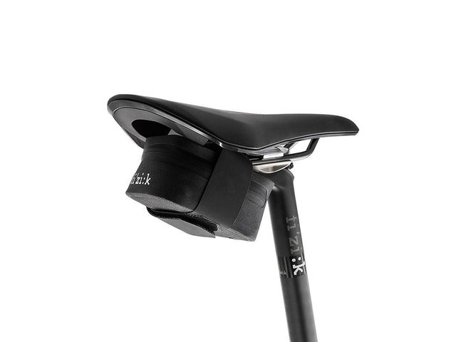 Fizik sadeltaske i PU-belagt materiale str. Medium – sort – billede 1