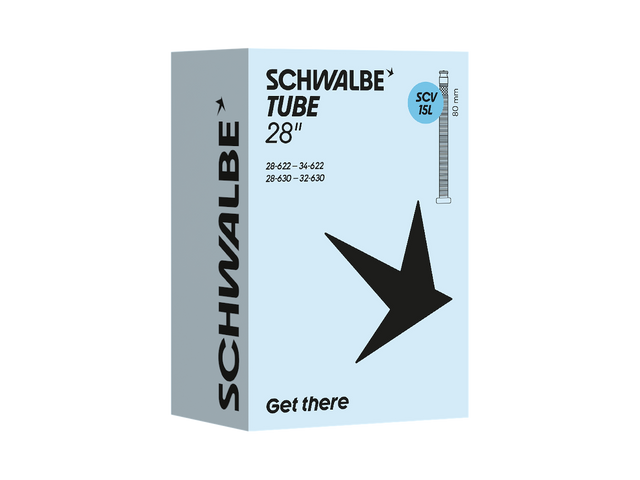 Schwalbe SCV15L cykelslange 700 x 28-34c (28-34x622-630) Clik-ventil – billede 3