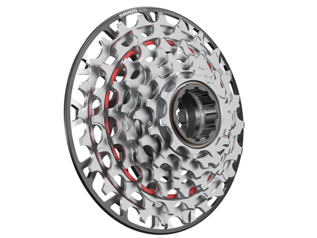 SRAM XS-797 downhill-kassette 7 gear 10-24T – sort, XD – billede 1