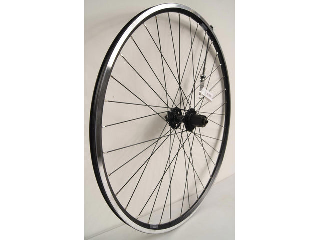 Connect baghjul 700c, skivebremse 6-bolt, 10/11 gear, Mach1 CFX sort – billede 1
