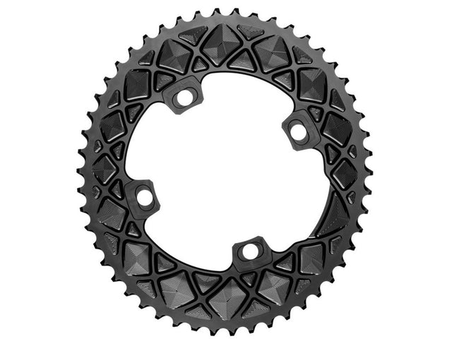 absoluteBLACK oval klinge 52T, 110 mm BCD (FSA ABS), ydre, sort – billede 1