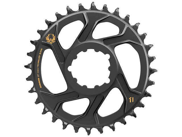 SRAM X-SYNC 2 klinge, Direct Mount, 6 mm offset, sort/guld – billede 4