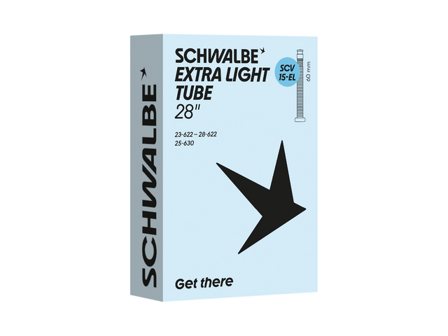 Schwalbe SCV15-EL Extra Light cykelslange 700 x 23-28c (23-28x622-630) Clik-ventil – billede 2