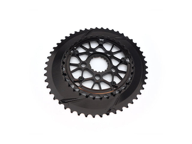 absoluteBLACK oval SpideRing-klingesæt 50/34T, Direct Mount til Cannondale, sort – billede 1